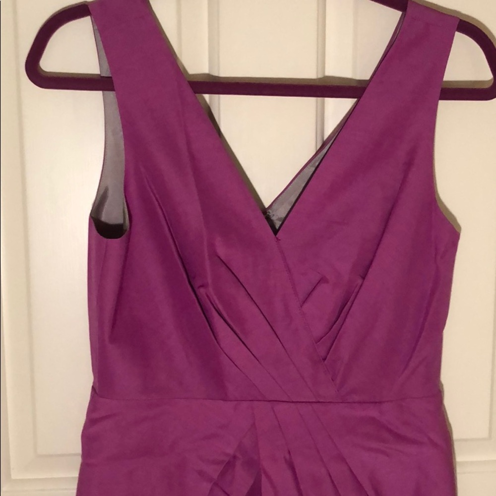 Banana republic deep lilac sleeveless dress sz 6P